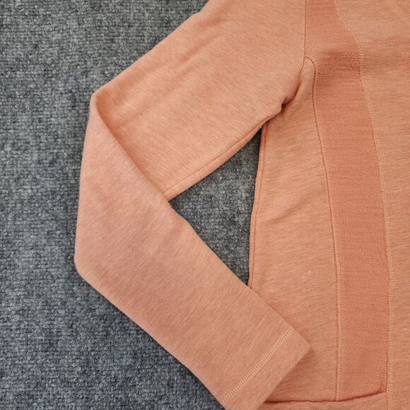 Soft Surroundings Sweater Womens Small Orange Heathered Coral Delia Pullover Top - Picture 8 of 14